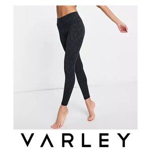 💖 Varley Luna High Waist 3/4 Leggings in Mono Feather